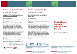Regensburger Vorträge zum östlichen Europa