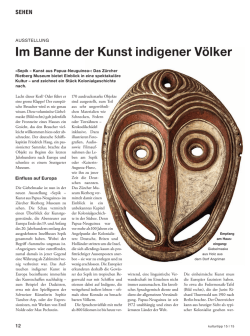 Im Banne der Kunst indigener V&ouml;lker