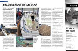 Das Teakdeck und der gute Zweck - Der Deutsche Boots