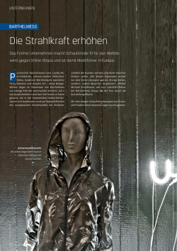 Die Strahlkraft erh&ouml;hen