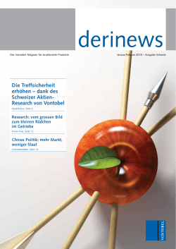 Die Treffsicherheit erh&ouml;hen &ndash; dank des Schweizer Aktien