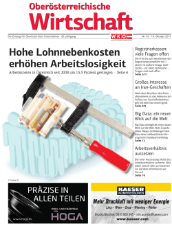 Hohe Lohnnebenkosten erh&ouml;hen Arbeitslosigkeit