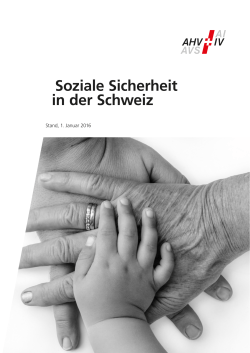 Soziale Sicherheit in der Schweiz