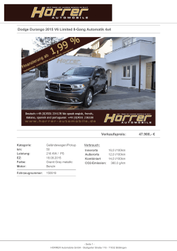 Dodge Durango 2015 V6 Limited 8