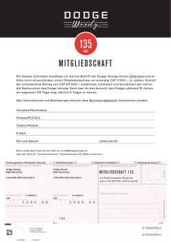 Dodge Woody Mitgliedschaft 135
