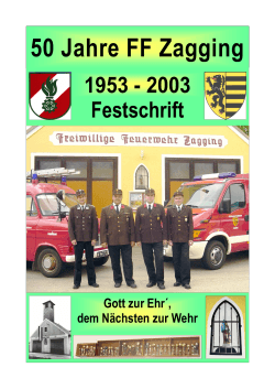 50 Jahre FF Zagging-arial - der Freiwilligen Feuerwehr Hain