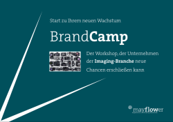 Strategie-Workshop für die Imaging-Branche