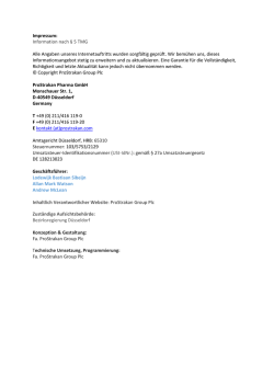 Impressum: Information nach &sect; 5 TMG Alle Angaben