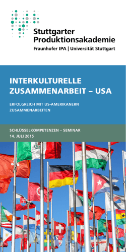 interkulturelle zusammenarbeit &ndash; usa