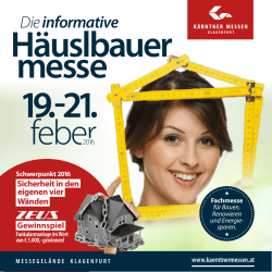 H&auml;uslbauermesse - K&auml;rntner Messen