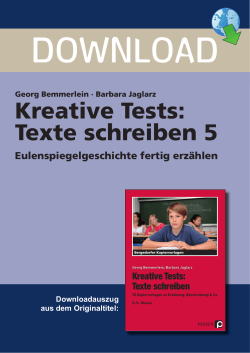 Kreative Tests: Texte schreiben 5
