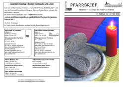 Druck - Pfarrei Sachsen