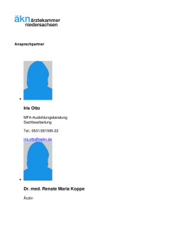 Iris Otto Dr. med. Renate Maria Koppe