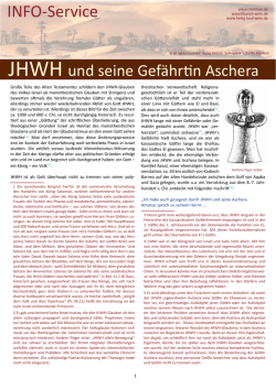 JHWH und seine Aschera