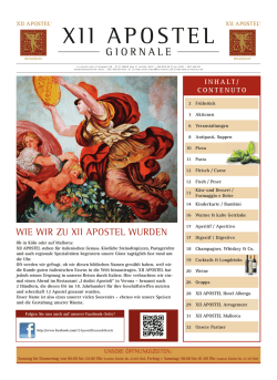 Speisekarte Giornale als PDF