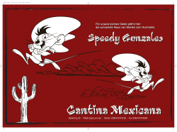 Karte Mex - CANTINA MEXICANA