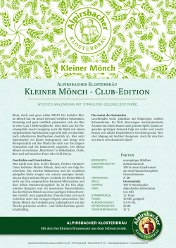 Kleiner Mönch - Club-Edition