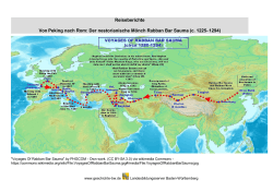Reiseberichte Von Peking nach Rom: Der nestorianische Mönch