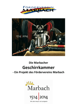 Die Marbacher Geschirrkammer