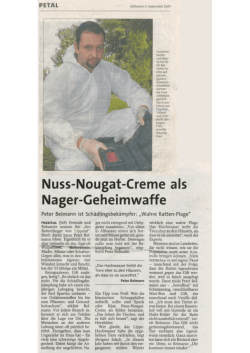Presse - SBK Belmann Schädlingsbekämpfung