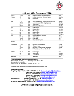 JO Programm 2016