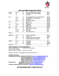 JO Programm 2016