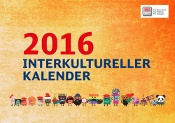 interkultureller kalender