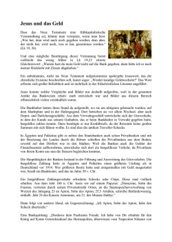 Jesus und das Geld - Yan C. Steinschen