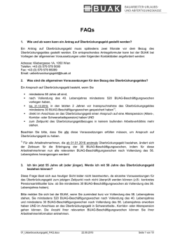 FAQ &Uuml;berbr&uuml;ckungsgeld