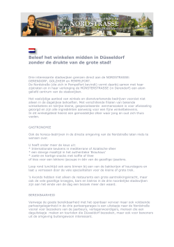 Beleef het winkelen midden in Düsseldorf zonder de drukte van de