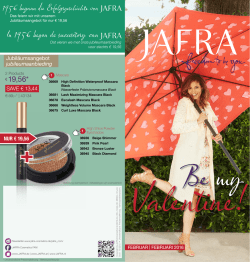 JAFRA Monatsangebot - Tines Wellnessoase