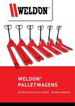 Brochure palletwagens - Weldon Intern Transport