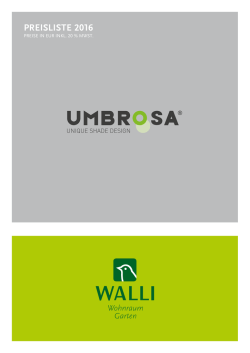Sonnenschirme Umbrosa