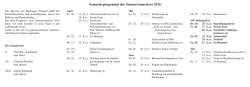 Semesterprogramm
