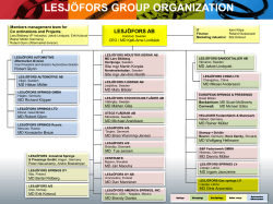 lesjöfors group organization