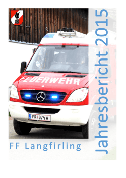 Jahresbericht 2015