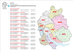 Ansprechpersonen - Amt für Raumentwicklung