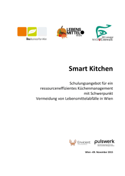 Smart Kitchen - Österreichische Ökologie Institut