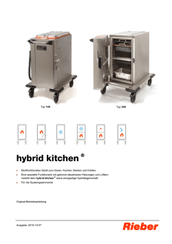 hybrid kitchen Betriebsanleitung DE