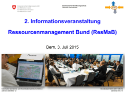 Informationsveranstaltung 2015