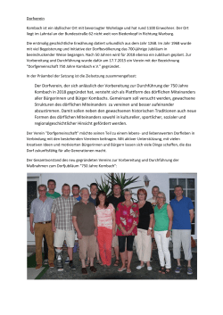 Dorfverein Info - Kombach