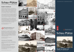 Schau-Plätze - Stadt Rosenheim