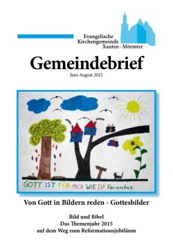 Gemeindebrief - Evangelische Kirche Xanten