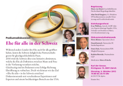 Flyer: Ehe für alle - Regenbogenfamilien