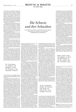 Inputreferat von Beat Wyss abgedruckt in der