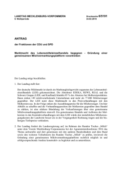 Drucksache 6/5191 - Landtag Mecklenburg Vorpommern