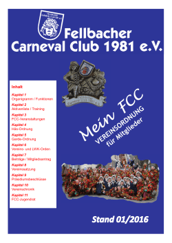 Inhalt - Fellbacher Carneval Club 1981 e.V.