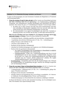 Infoblatt Nr. 51: Wiederkehr für junge Ausländer und Rentner 12