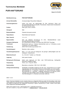 PUR-HAFTGRUND - ZERO