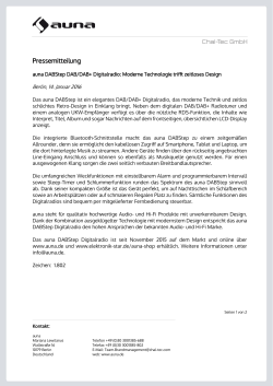 Pressemitteilung - Bayern Digital Radio